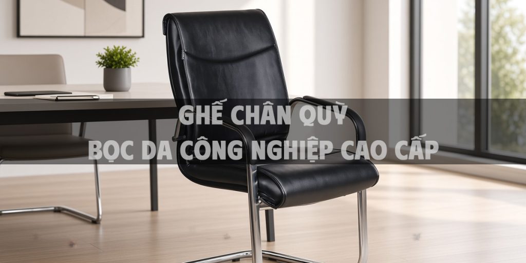 Ghế chân quỳ bọc da công nghiệp cao cấp – Lựa chọn đáng cân nhắc cho phòng họp chuyên nghiệp